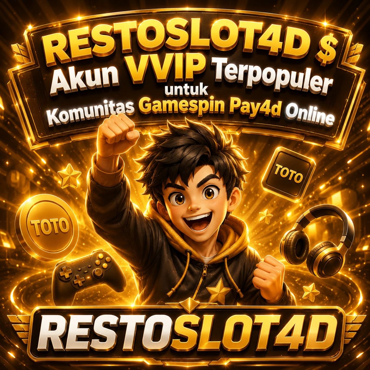 RESTOSLOT4D $ Akun VVIP Terpopuler untuk Komunitas Gamespin Pay4d Online